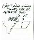 
Diagram 7: Strip-rolling with an extension pole.
